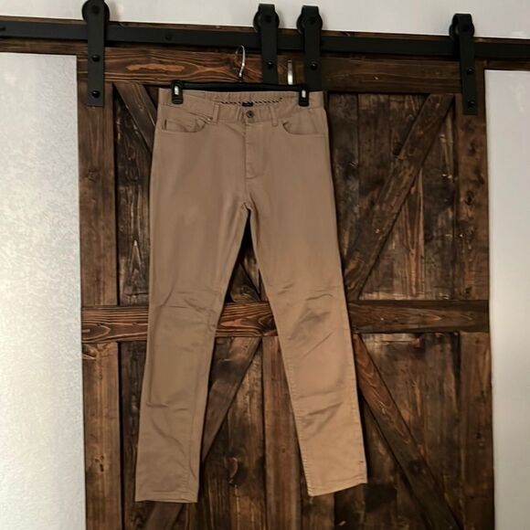 Zara Skinny Fit Men Tan Pants Sz-32 - Picture 1 of 8